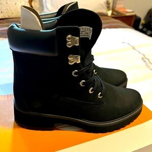 TIMBERLAND CARNABY COOL 6 IN BOOT BLACK NUBUCK Women’s Size 11 M NWT
